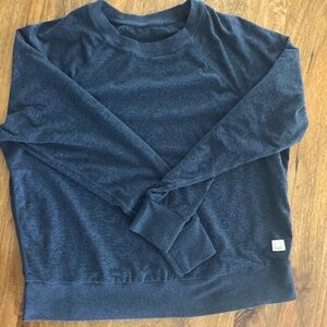 Vuori Long Sleeve Halo Crew Women’s Navy Heather Size Small